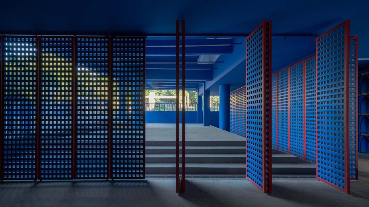 BIM建筑|深圳蓝白艺术院校 / 万社设计 BIM建筑|深圳蓝白艺术院校 / 万社设计