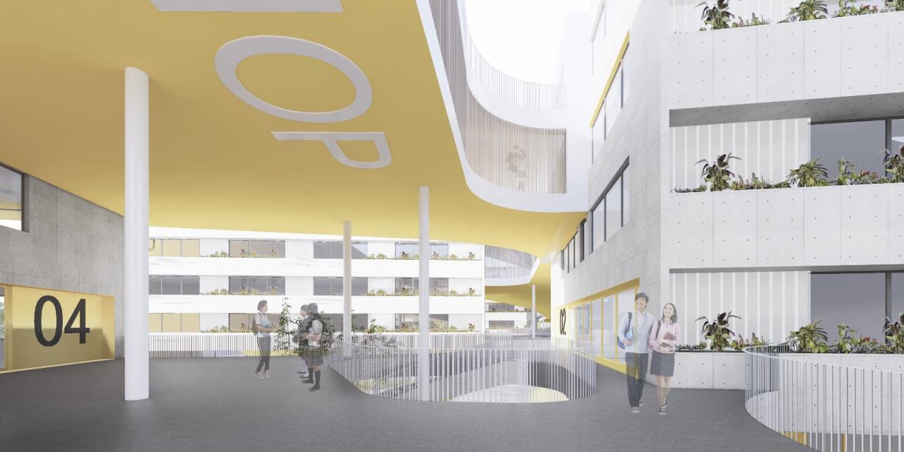 BIM建筑|天府新区海洋路中学 / MAT 超级建筑事务所 BIM建筑|天府新区海洋路中学 / MAT 超级建筑事务所