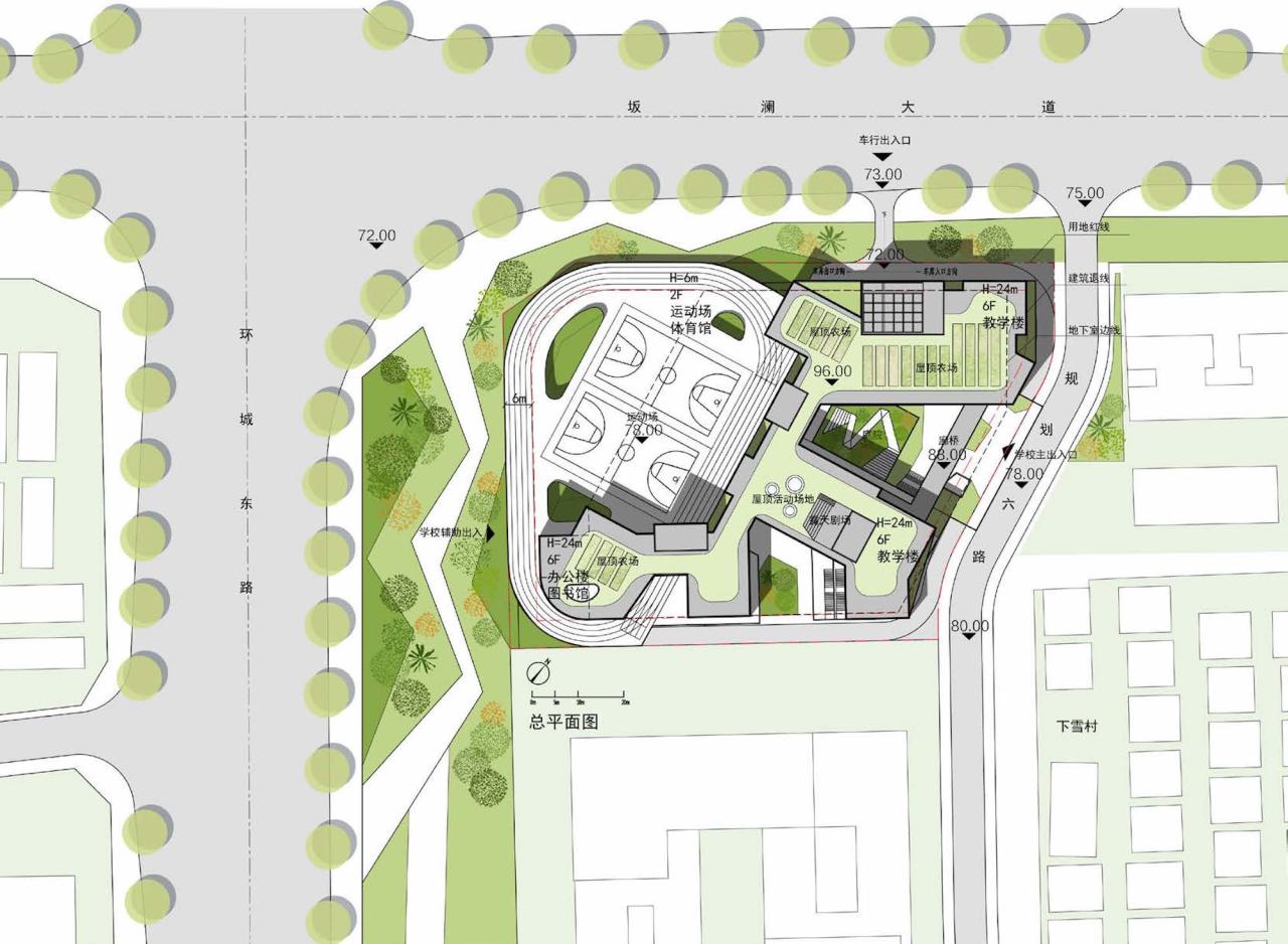 BIM建筑|深圳龙岗下雪村小学 / MAT BIM建筑|深圳龙岗下雪村小学 / MAT