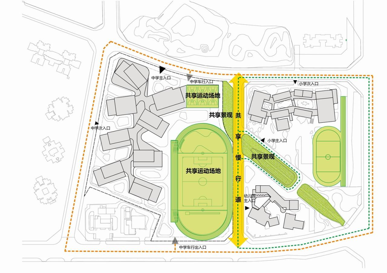 BIM建筑|天府新区海洋路中学 / MAT 超级建筑事务所 BIM建筑|天府新区海洋路中学 / MAT 超级建筑事务所