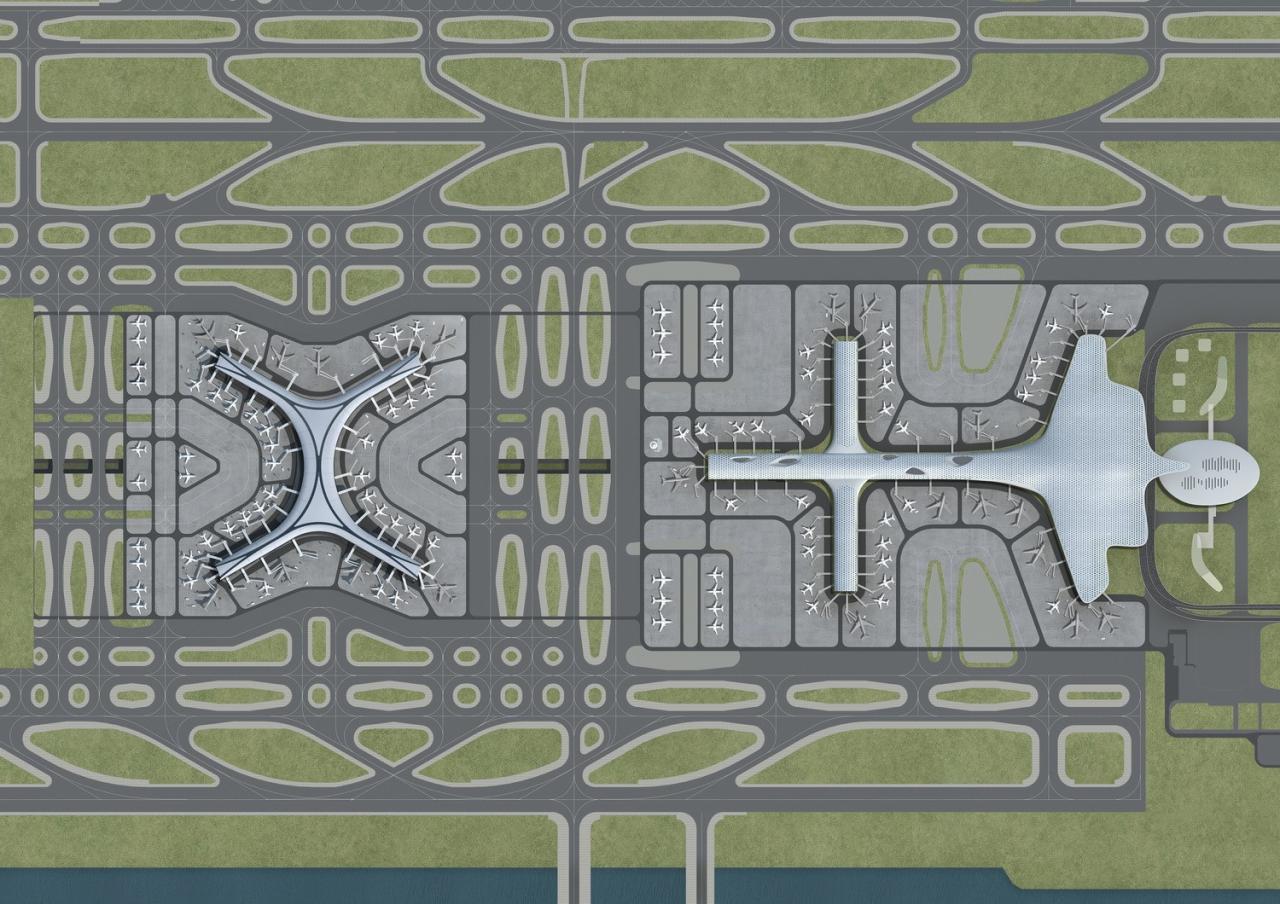 BIM建筑|航空建筑新标杆:深圳宝安国际机场卫星厅 / GDAD、Aedas、兰德隆与布朗 BIM建筑|航空建筑新标杆:深圳宝安国际机场卫星厅 / GDAD、Aedas、兰德隆与布朗