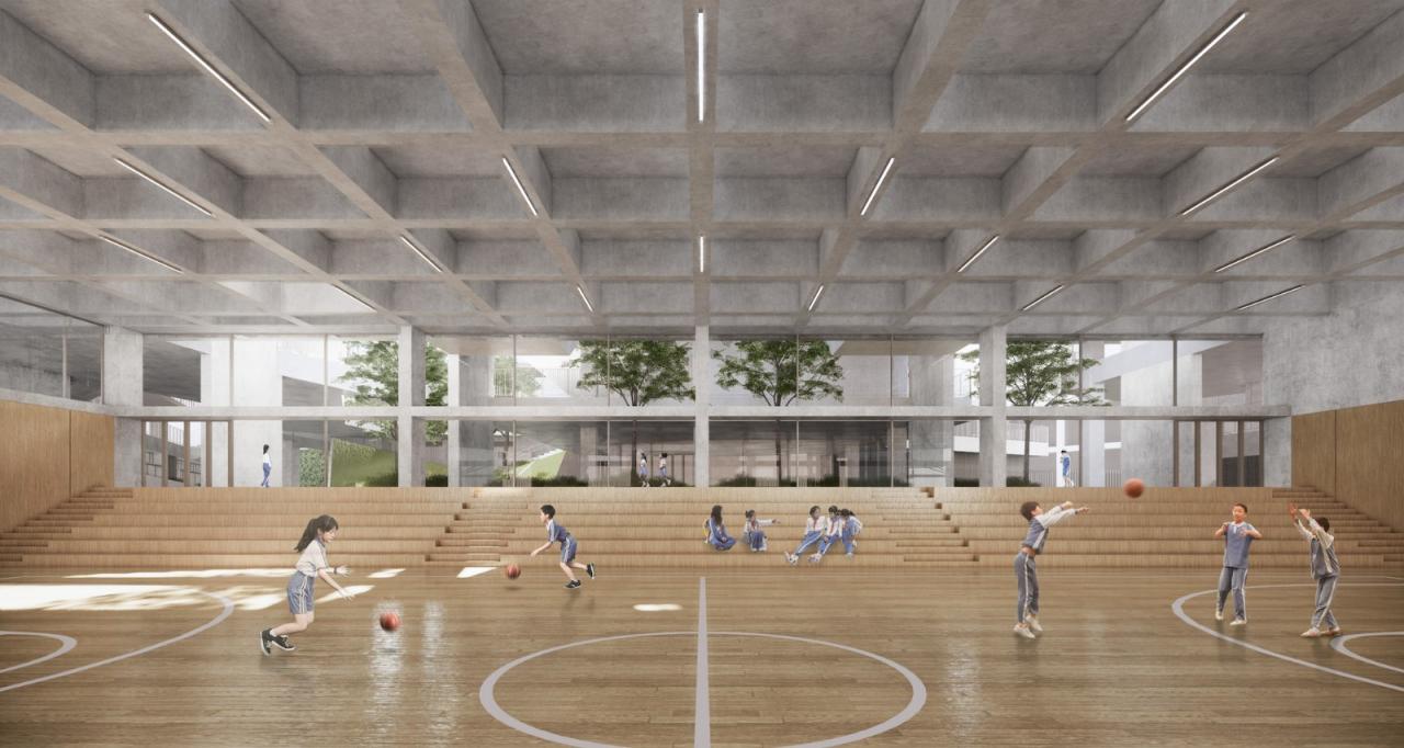 BIM建筑|深圳龙岗下雪村小学 / MAT BIM建筑|深圳龙岗下雪村小学 / MAT