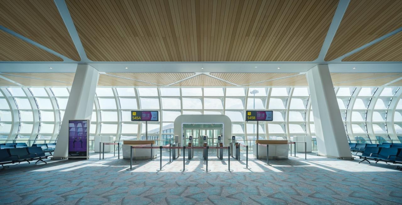 BIM建筑|航空建筑新标杆:深圳宝安国际机场卫星厅 / GDAD、Aedas、兰德隆与布朗 BIM建筑|航空建筑新标杆:深圳宝安国际机场卫星厅 / GDAD、Aedas、兰德隆与布朗