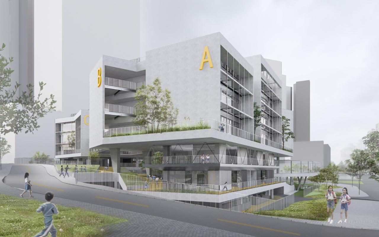 BIM建筑|深圳龙岗下雪村小学 / MAT BIM建筑|深圳龙岗下雪村小学 / MAT