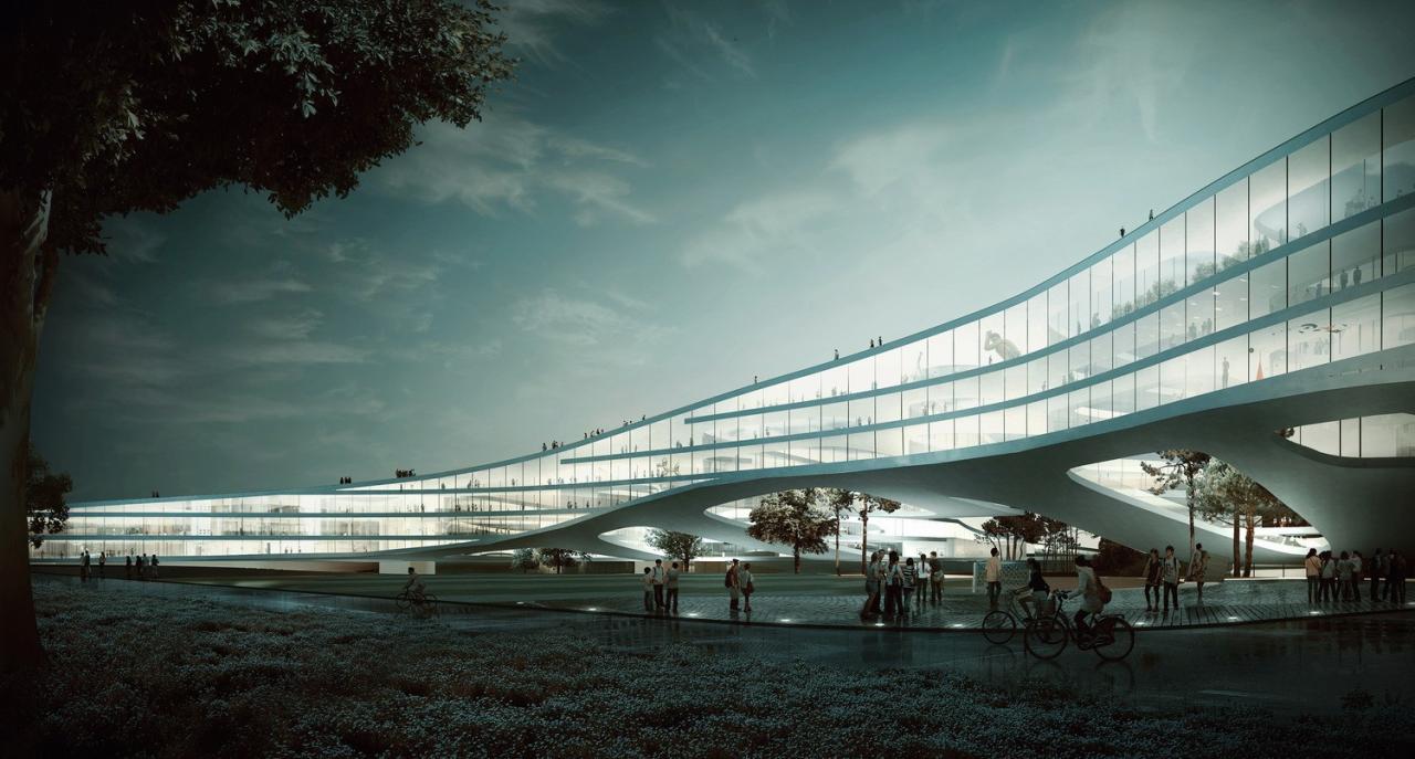 BIM建筑|中央美术学院青岛校区设计方案 / CAA BIM建筑|中央美术学院青岛校区设计方案 / CAA