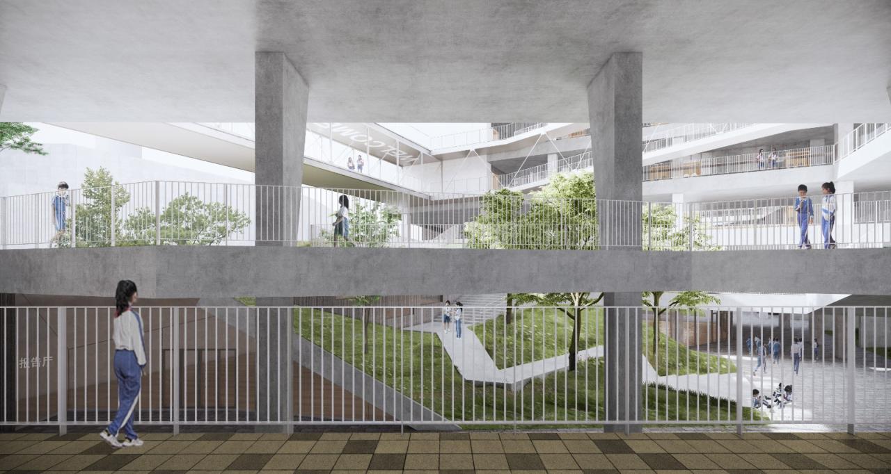 BIM建筑|深圳龙岗下雪村小学 / MAT BIM建筑|深圳龙岗下雪村小学 / MAT