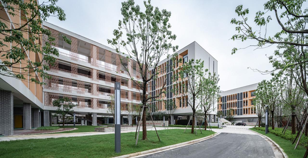 BIM建筑|开放式教育园林——宁波万科潘火实验中学 / UA尤安设计 BIM建筑|开放式教育园林——宁波万科潘火实验中学 / UA尤安设计