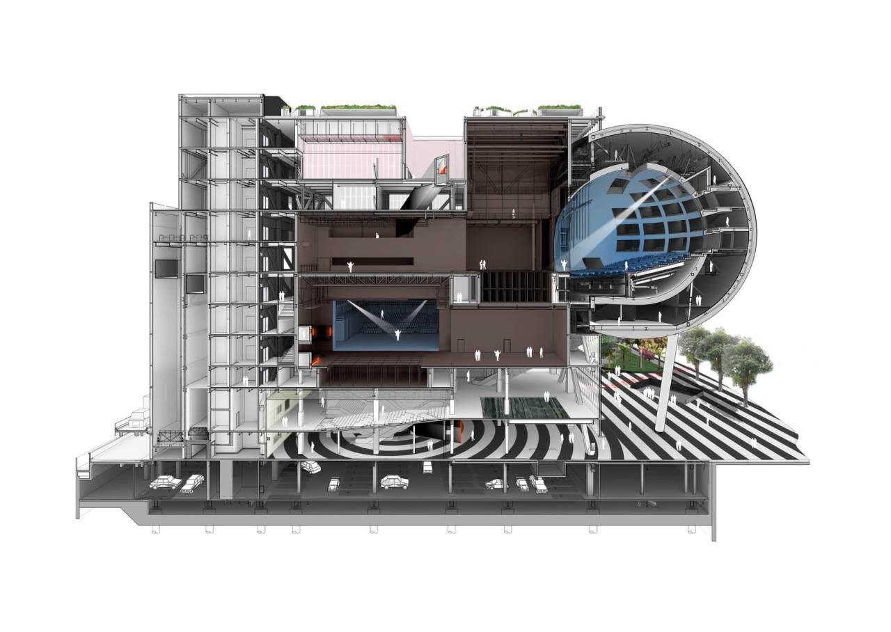 BIM建筑|台北表演艺术中心 / OMA BIM建筑|台北表演艺术中心 / OMA