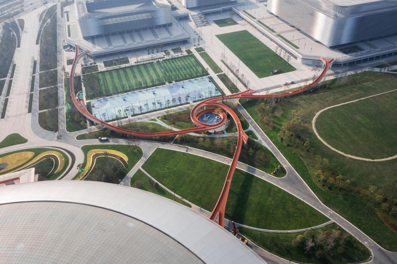 BIM建筑|成都大运会东安湖场馆景观连廊 / 四周建筑 BIM建筑|成都大运会东安湖场馆景观连廊 / 四周建筑