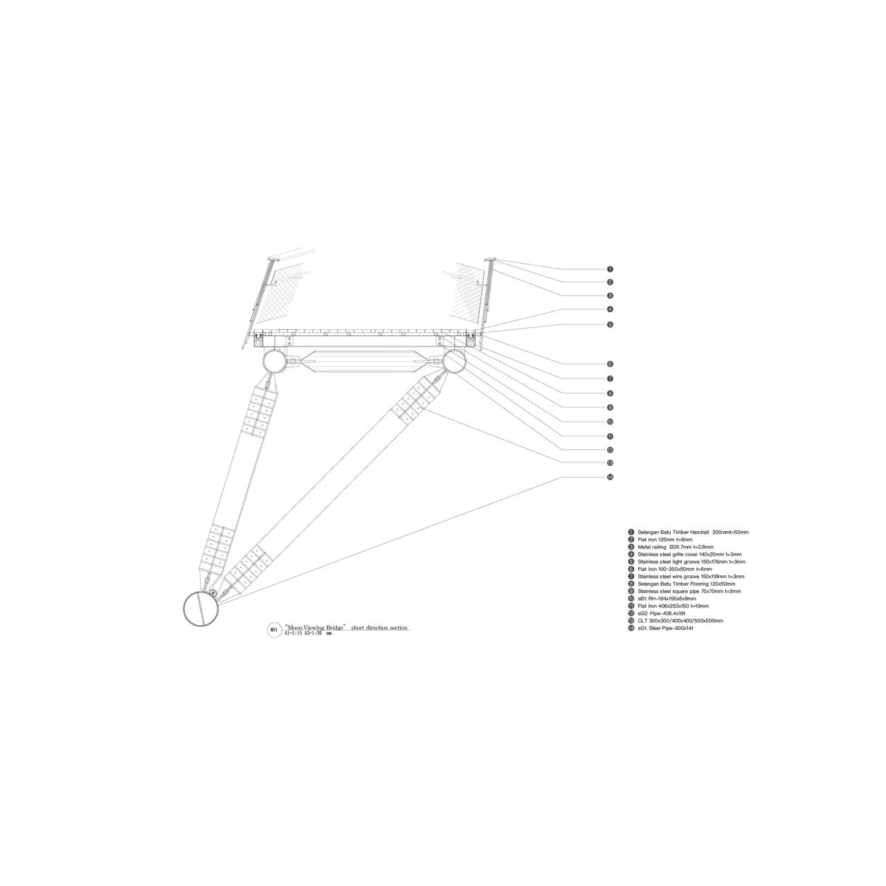 BIM建筑|月见桥 / HWCA Huai-Wen Chang Architect BIM建筑|月见桥 / HWCA Huai-Wen Chang Architect