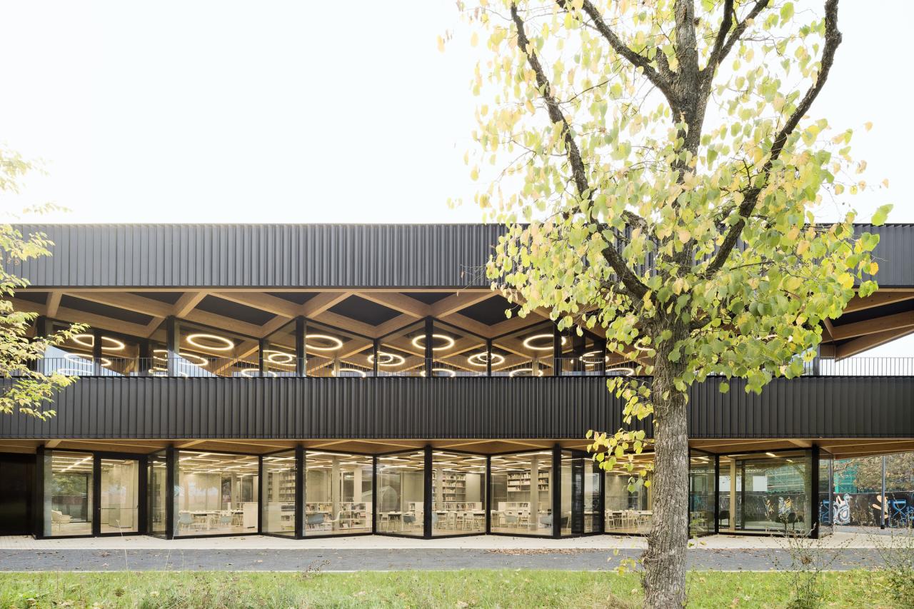 BIM建筑|旋转45度,校园食堂与媒体中心 / wulf architekten BIM建筑|旋转45度,校园食堂与媒体中心 / wulf architekten