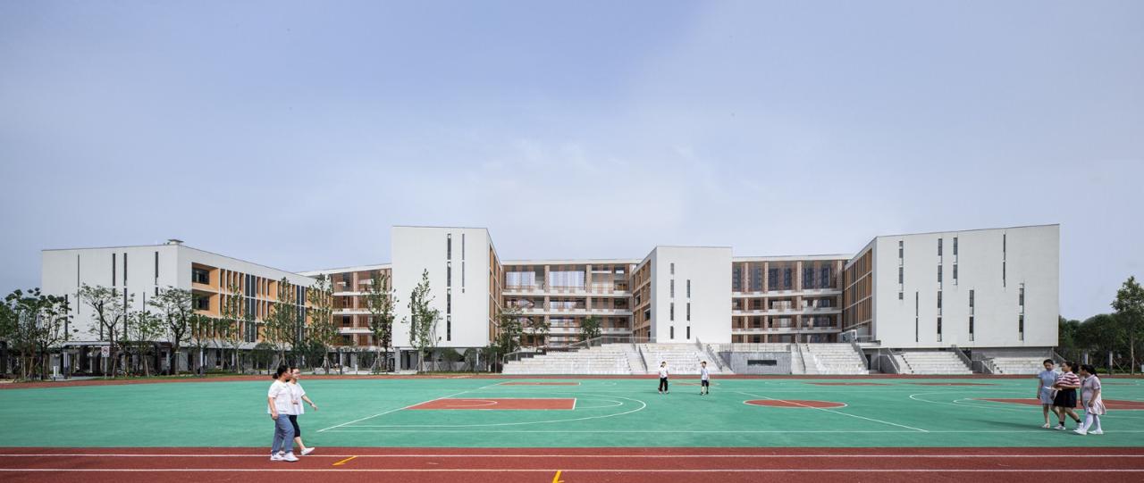 BIM建筑|开放式教育园林——宁波万科潘火实验中学 / UA尤安设计 BIM建筑|开放式教育园林——宁波万科潘火实验中学 / UA尤安设计