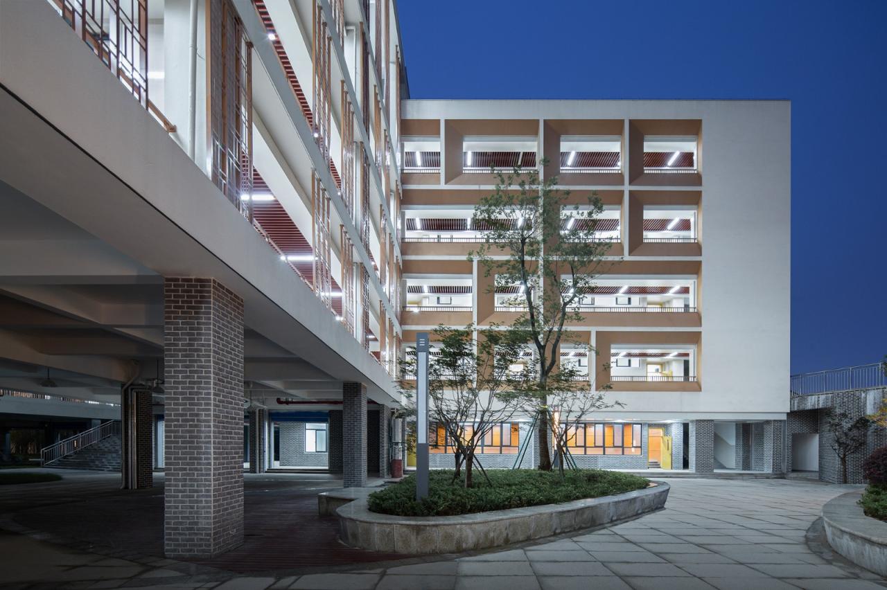 BIM建筑|开放式教育园林——宁波万科潘火实验中学 / UA尤安设计 BIM建筑|开放式教育园林——宁波万科潘火实验中学 / UA尤安设计