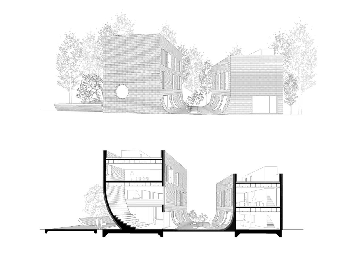 BIM建筑|流水墙体,泰瑞咖啡馆 / NAMELESS Architecture BIM建筑|流水墙体,泰瑞咖啡馆 / NAMELESS Architecture