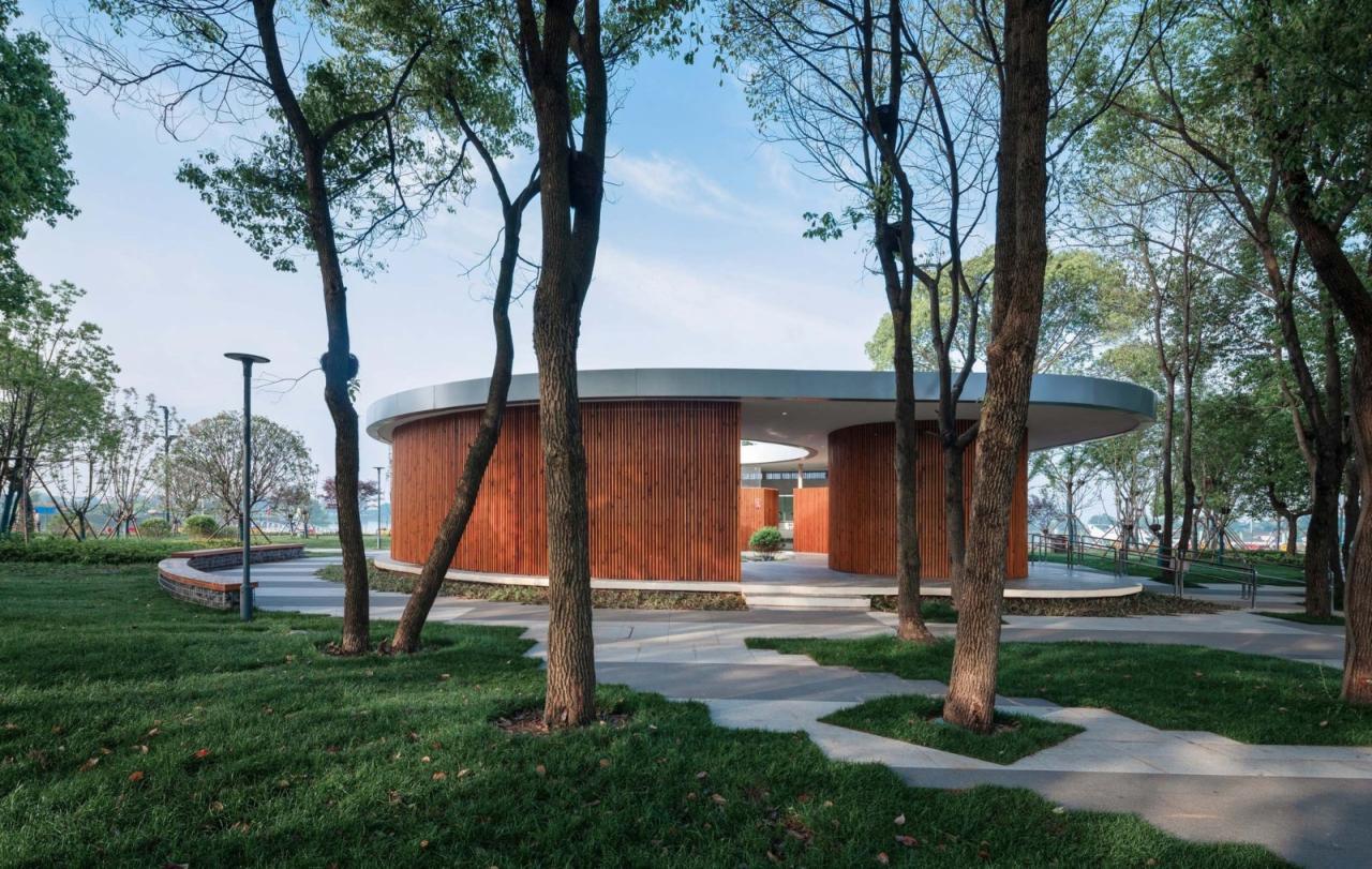 BIM建筑|梁子湖长岭渡口景观公厕 / 原榀建筑 BIM建筑|梁子湖长岭渡口景观公厕 / 原榀建筑