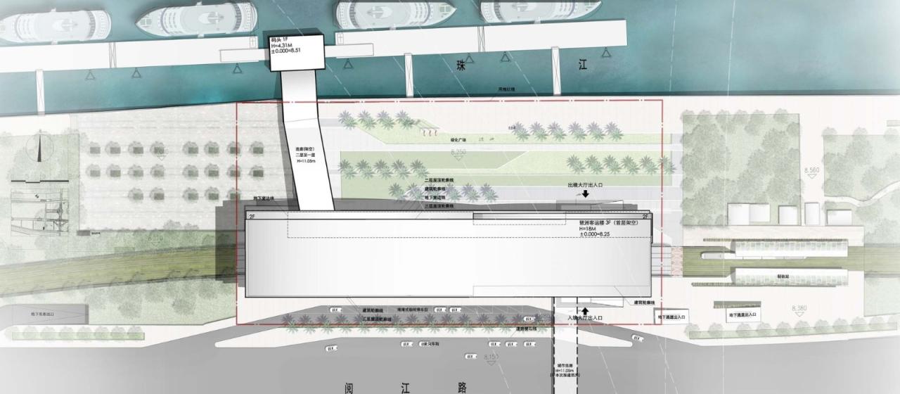 BIM建筑|琶洲港澳客运口岸 / XAA建筑事务所 BIM建筑|琶洲港澳客运口岸 / XAA建筑事务所