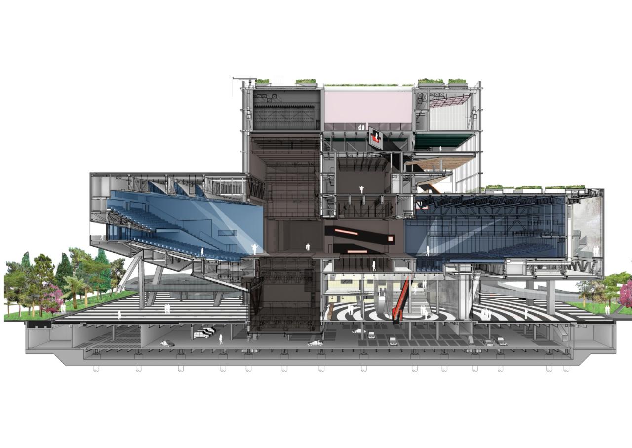 BIM建筑|台北表演艺术中心 / OMA BIM建筑|台北表演艺术中心 / OMA