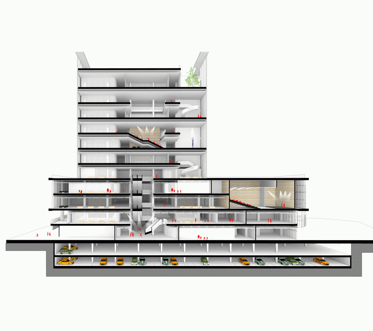 BIM建筑|一站式全民教育综合体:翼立方教育发展中心 / 简和工作室 BIM建筑|一站式全民教育综合体:翼立方教育发展中心 / 简和工作室