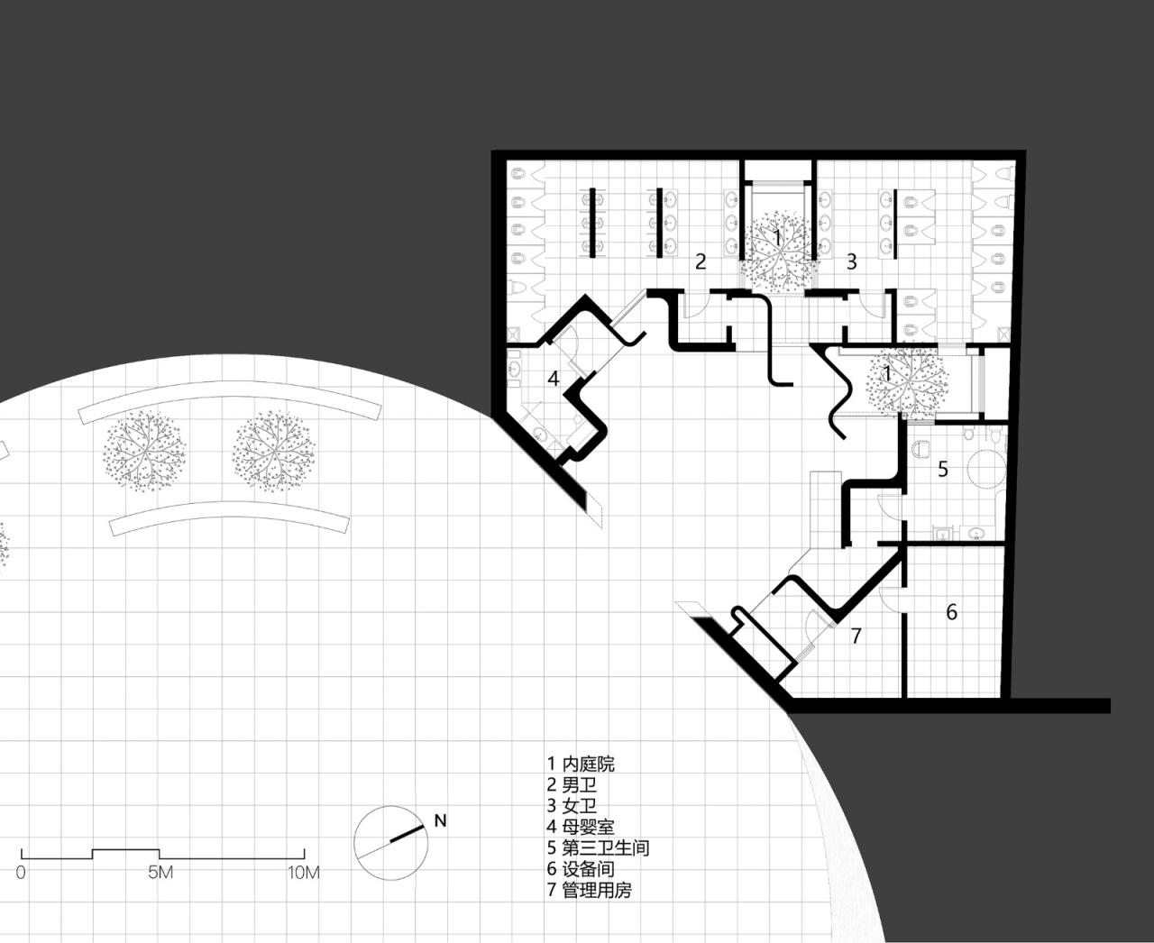 BIM建筑|阿朵小镇公共卫生间 / 栖城设计 BIM建筑|阿朵小镇公共卫生间 / 栖城设计