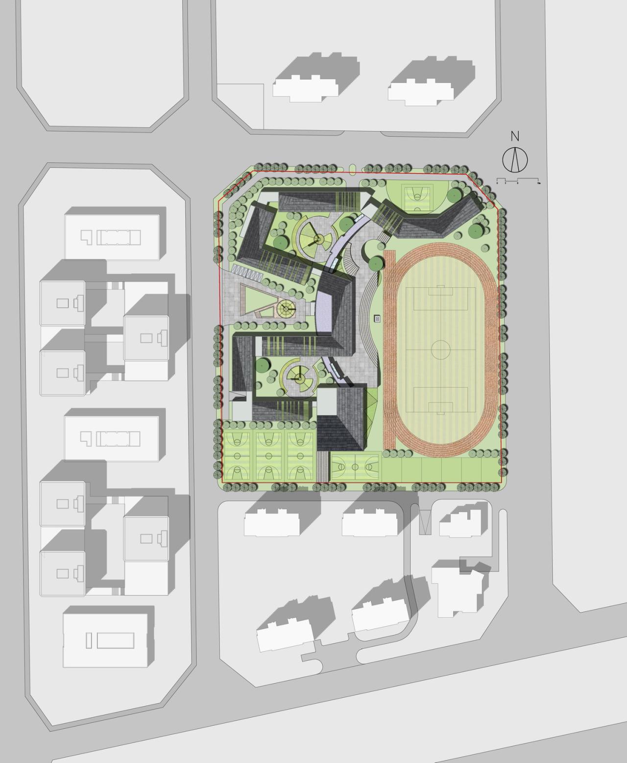 BIM建筑|“时间的容器”——郑州爱华国际学校 / UA尤安设计 BIM建筑|“时间的容器”——郑州爱华国际学校 / UA尤安设计