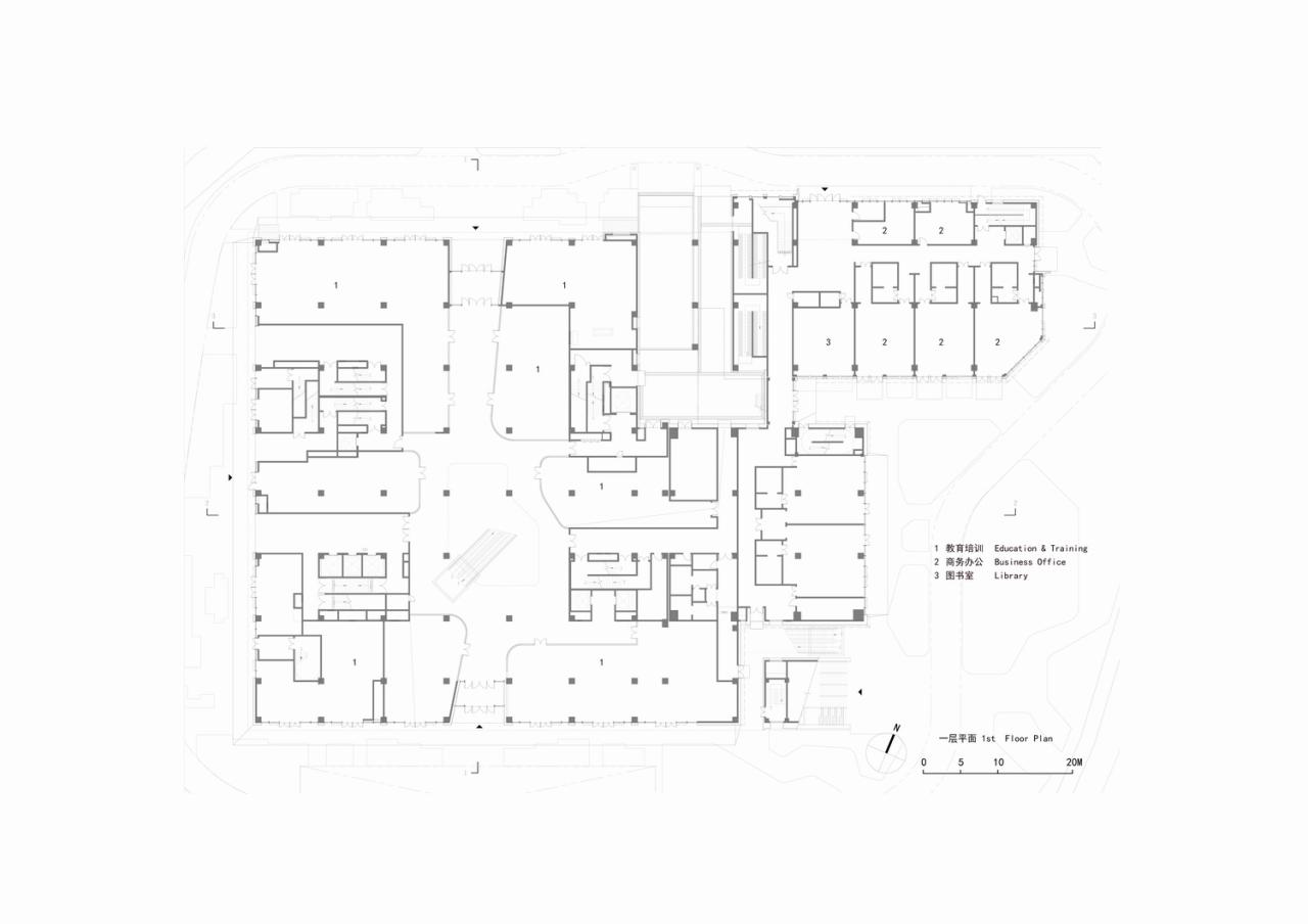 BIM建筑|一站式全民教育综合体:翼立方教育发展中心 / 简和工作室 BIM建筑|一站式全民教育综合体:翼立方教育发展中心 / 简和工作室