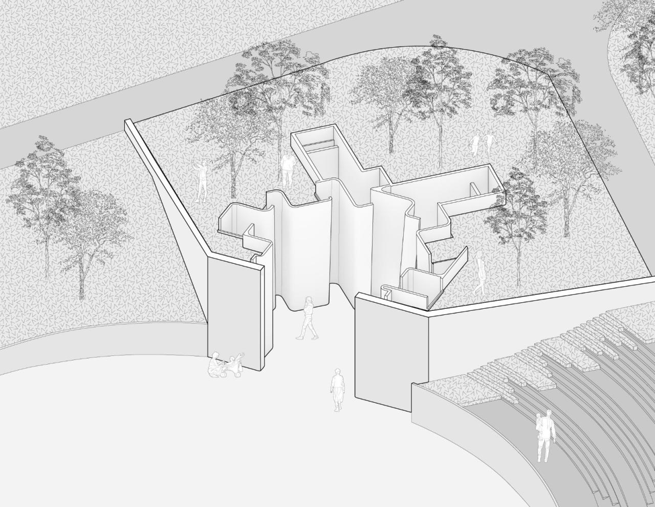 BIM建筑|阿朵小镇公共卫生间 / 栖城设计 BIM建筑|阿朵小镇公共卫生间 / 栖城设计
