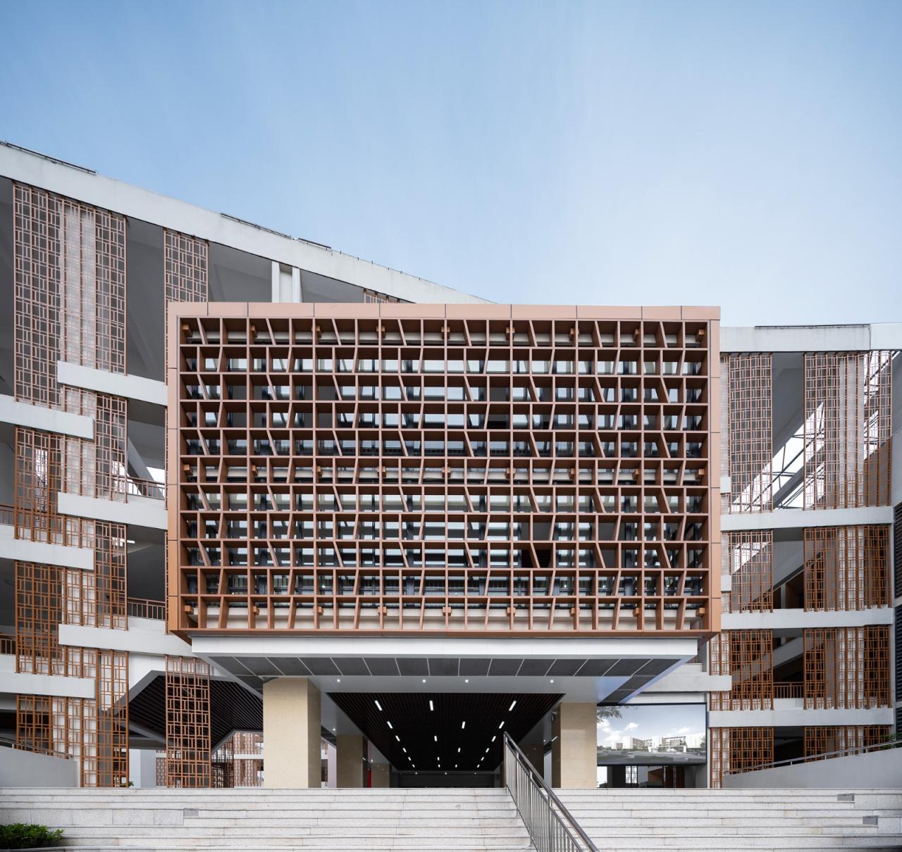BIM建筑|开放式教育园林——宁波万科潘火实验中学 / UA尤安设计 BIM建筑|开放式教育园林——宁波万科潘火实验中学 / UA尤安设计