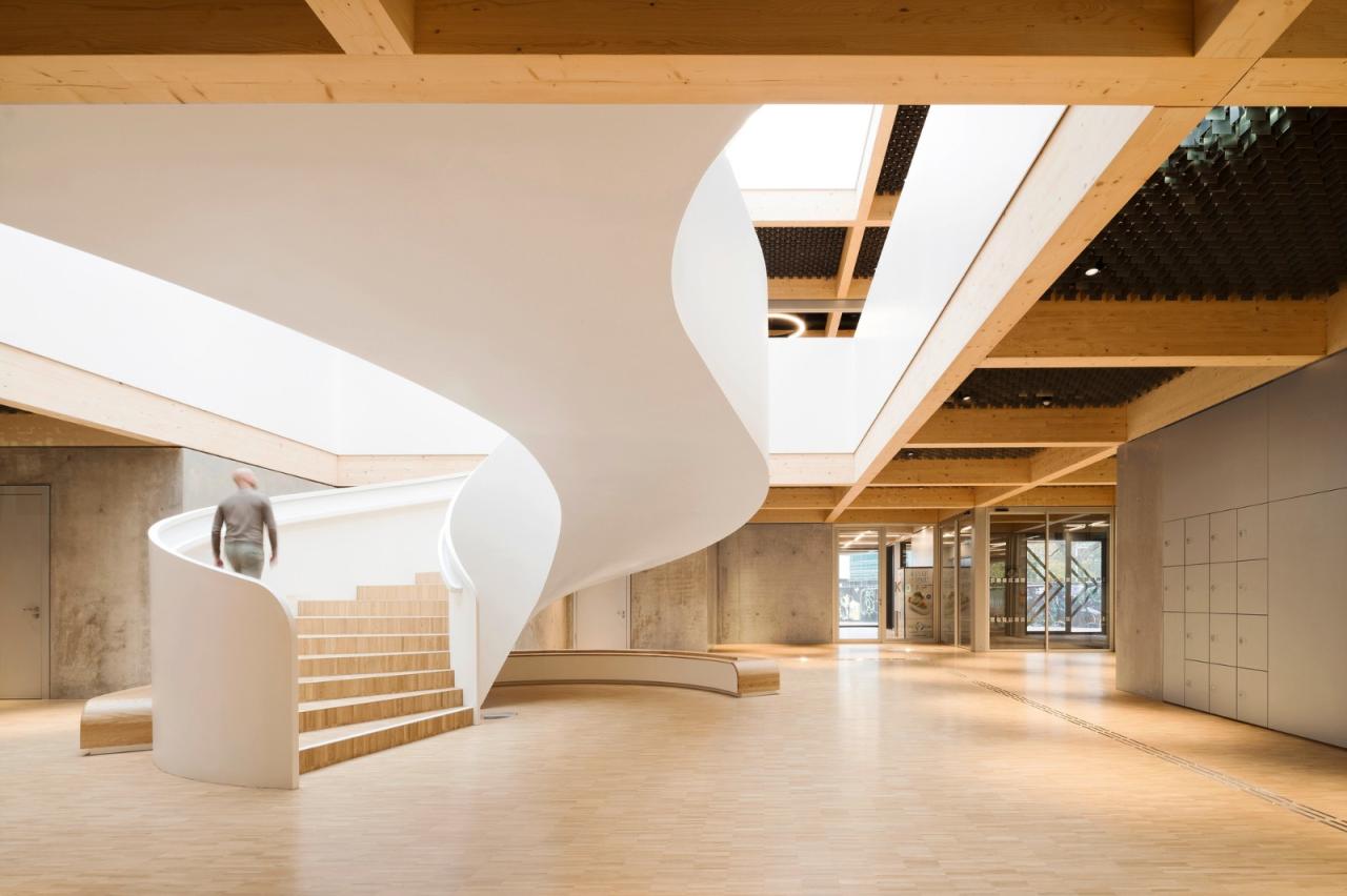 BIM建筑|旋转45度,校园食堂与媒体中心 / wulf architekten BIM建筑|旋转45度,校园食堂与媒体中心 / wulf architekten