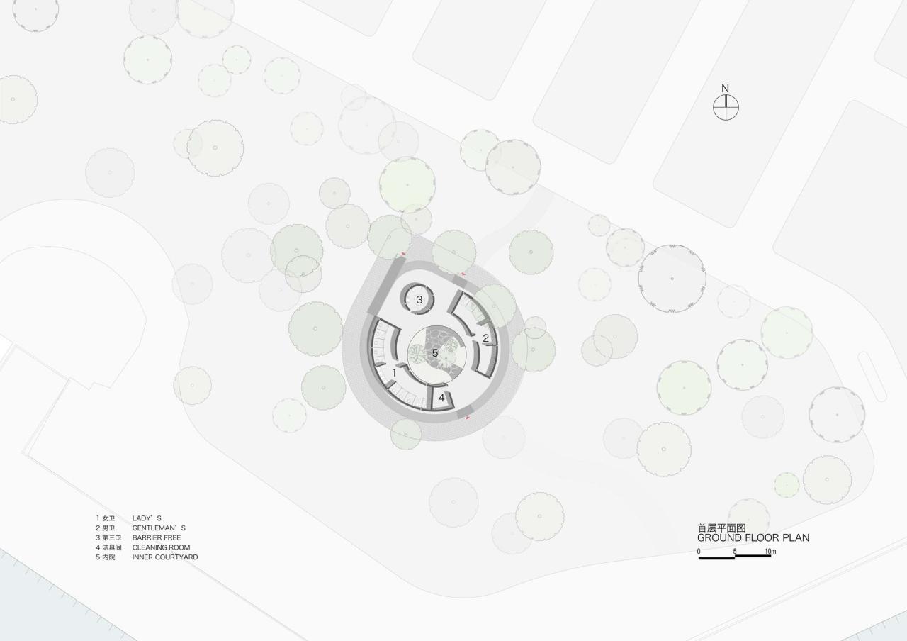 BIM建筑|梁子湖长岭渡口景观公厕 / 原榀建筑 BIM建筑|梁子湖长岭渡口景观公厕 / 原榀建筑