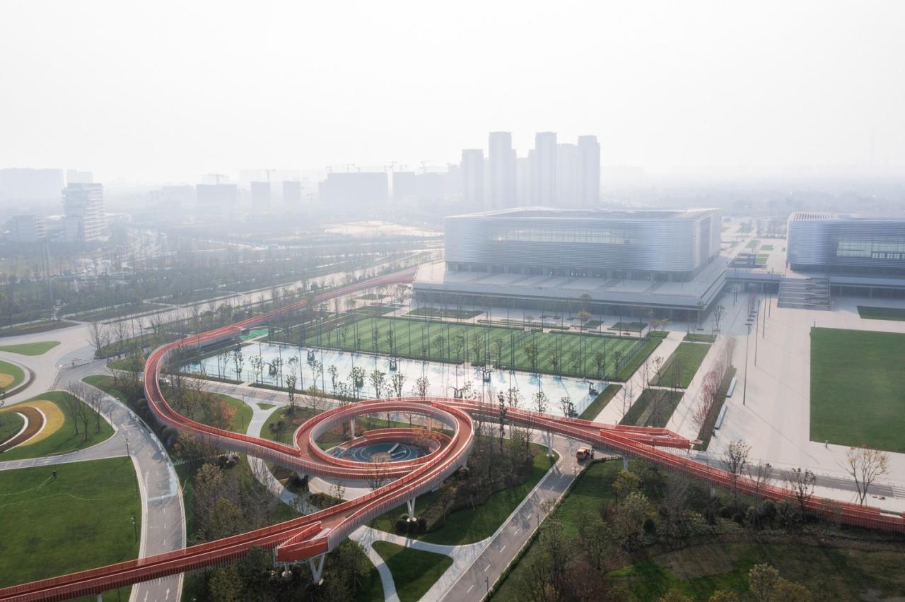 BIM建筑|成都大运会东安湖场馆景观连廊 / 四周建筑 BIM建筑|成都大运会东安湖场馆景观连廊 / 四周建筑