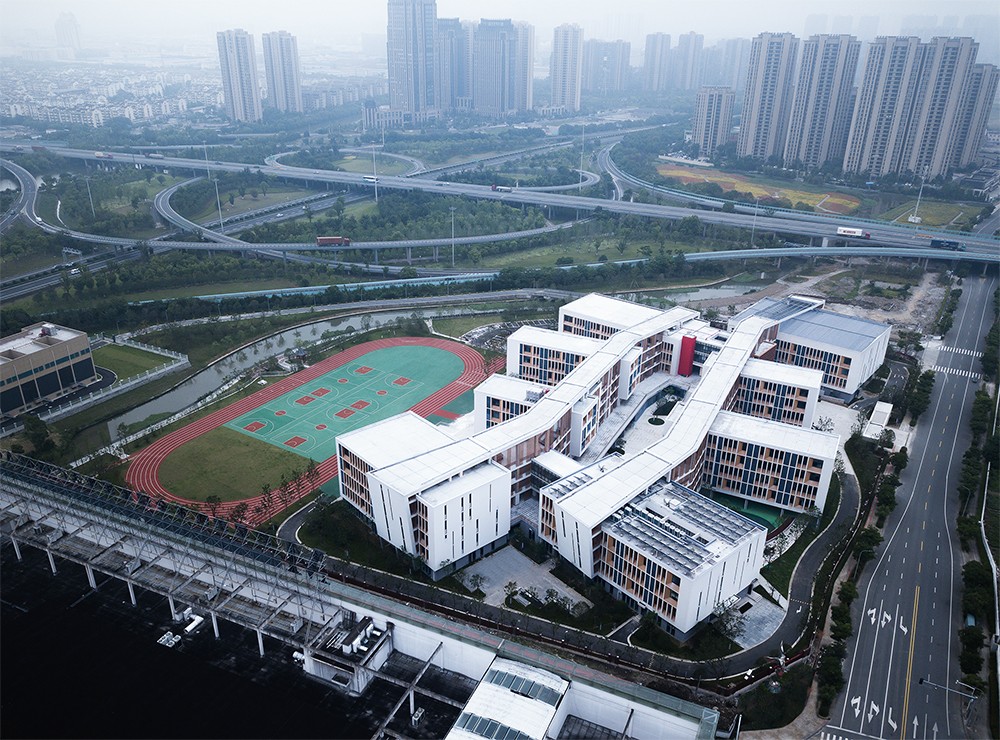 BIM建筑|开放式教育园林——宁波万科潘火实验中学 / UA尤安设计 BIM建筑|开放式教育园林——宁波万科潘火实验中学 / UA尤安设计