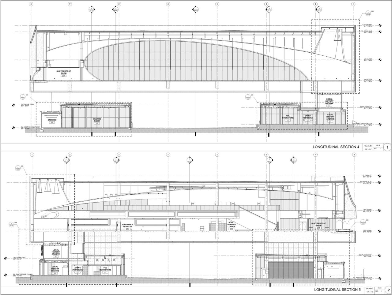 BIM建筑|Riverside 市立图书馆 / Johnson Favaro BIM建筑|Riverside 市立图书馆 / Johnson Favaro