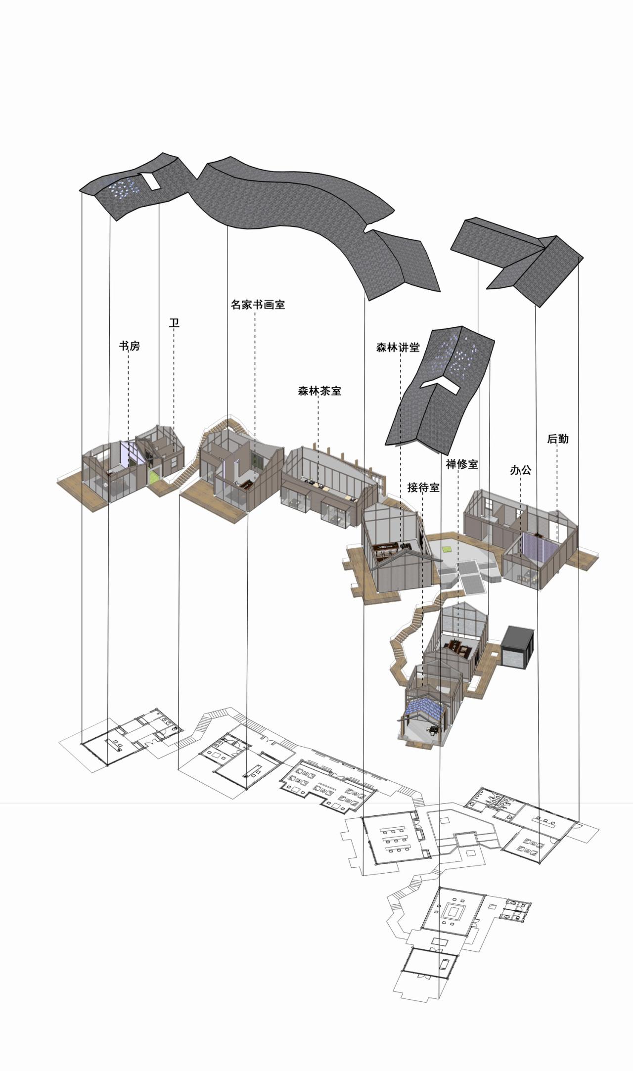 BIM建筑|会宗书院 / UA尤安设计 BIM建筑|会宗书院 / UA尤安设计