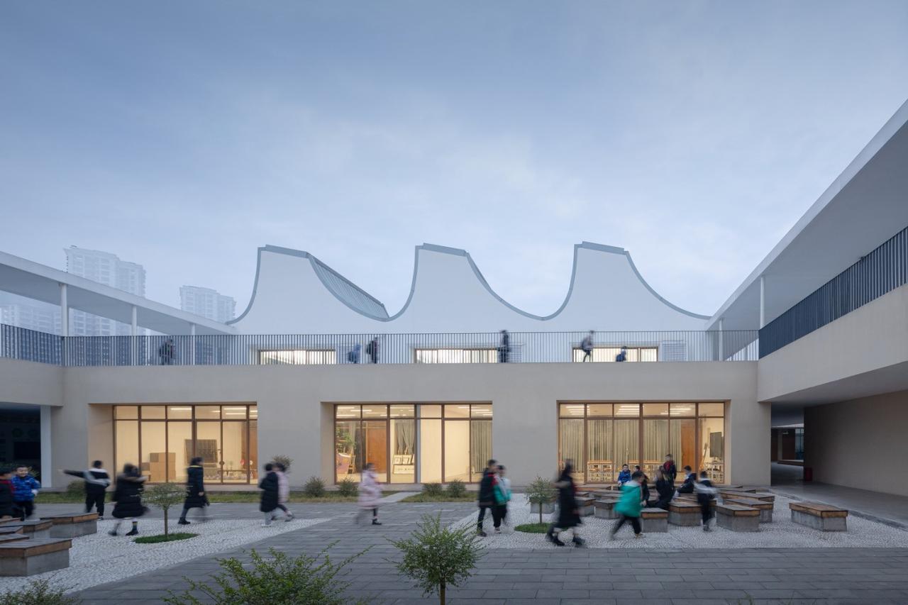 BIM建筑|平行与光的学校——青衣江路小学校 / 迹·建筑事务所(TAO) BIM建筑|平行与光的学校——青衣江路小学校 / 迹·建筑事务所(TAO)