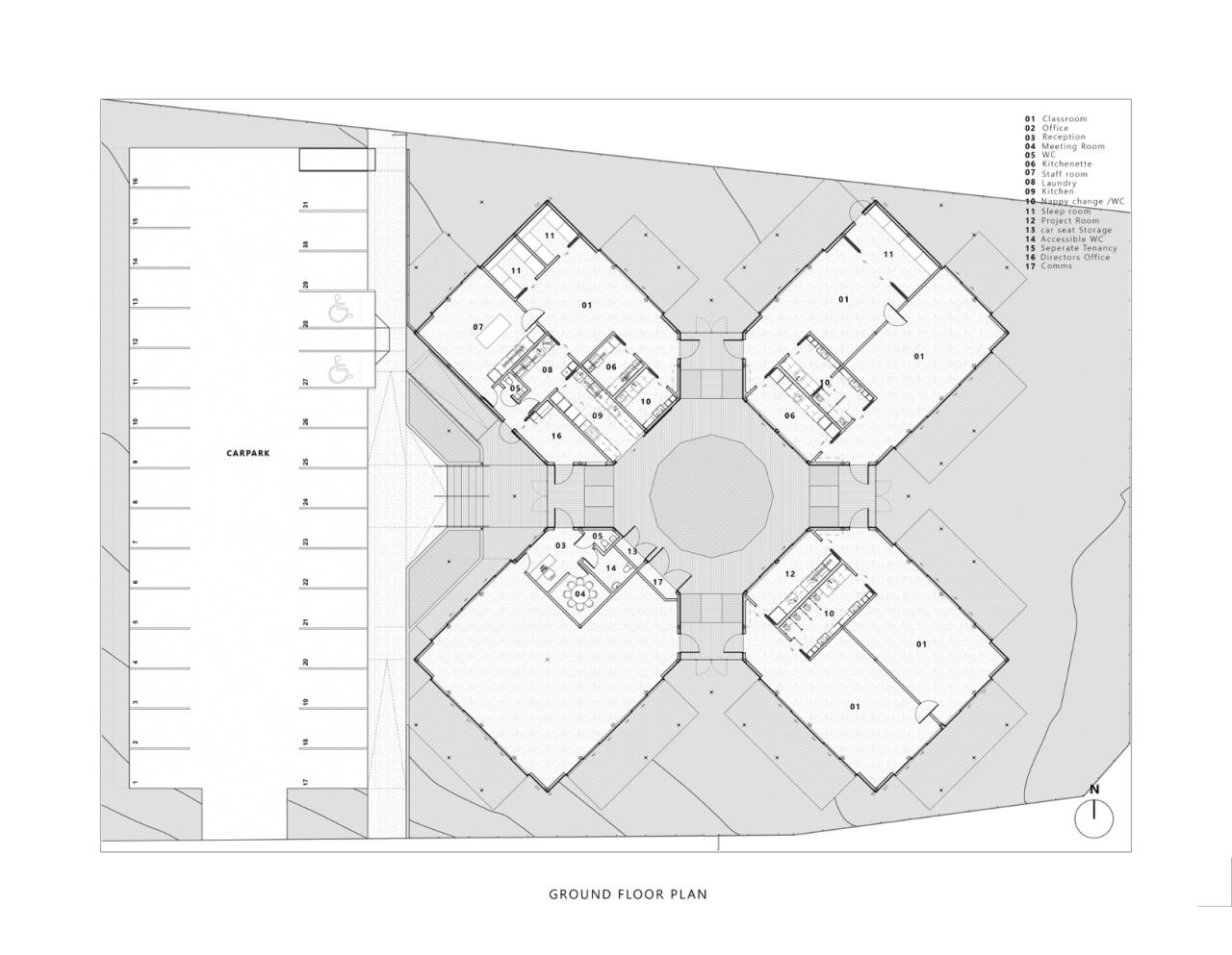 BIM建筑|新西兰儿童中心 New Shoots / Collingridge and Smith Architects BIM建筑|新西兰儿童中心 New Shoots / Collingridge and Smith Architects