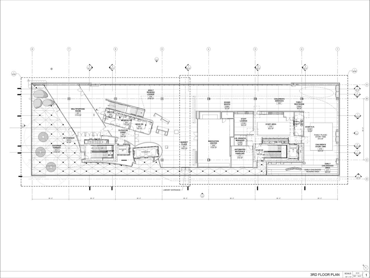 BIM建筑|Riverside 市立图书馆 / Johnson Favaro BIM建筑|Riverside 市立图书馆 / Johnson Favaro