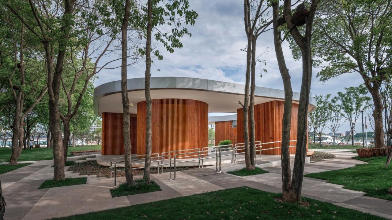 BIM建筑|梁子湖长岭渡口景观公厕 / 原榀建筑 BIM建筑|梁子湖长岭渡口景观公厕 / 原榀建筑
