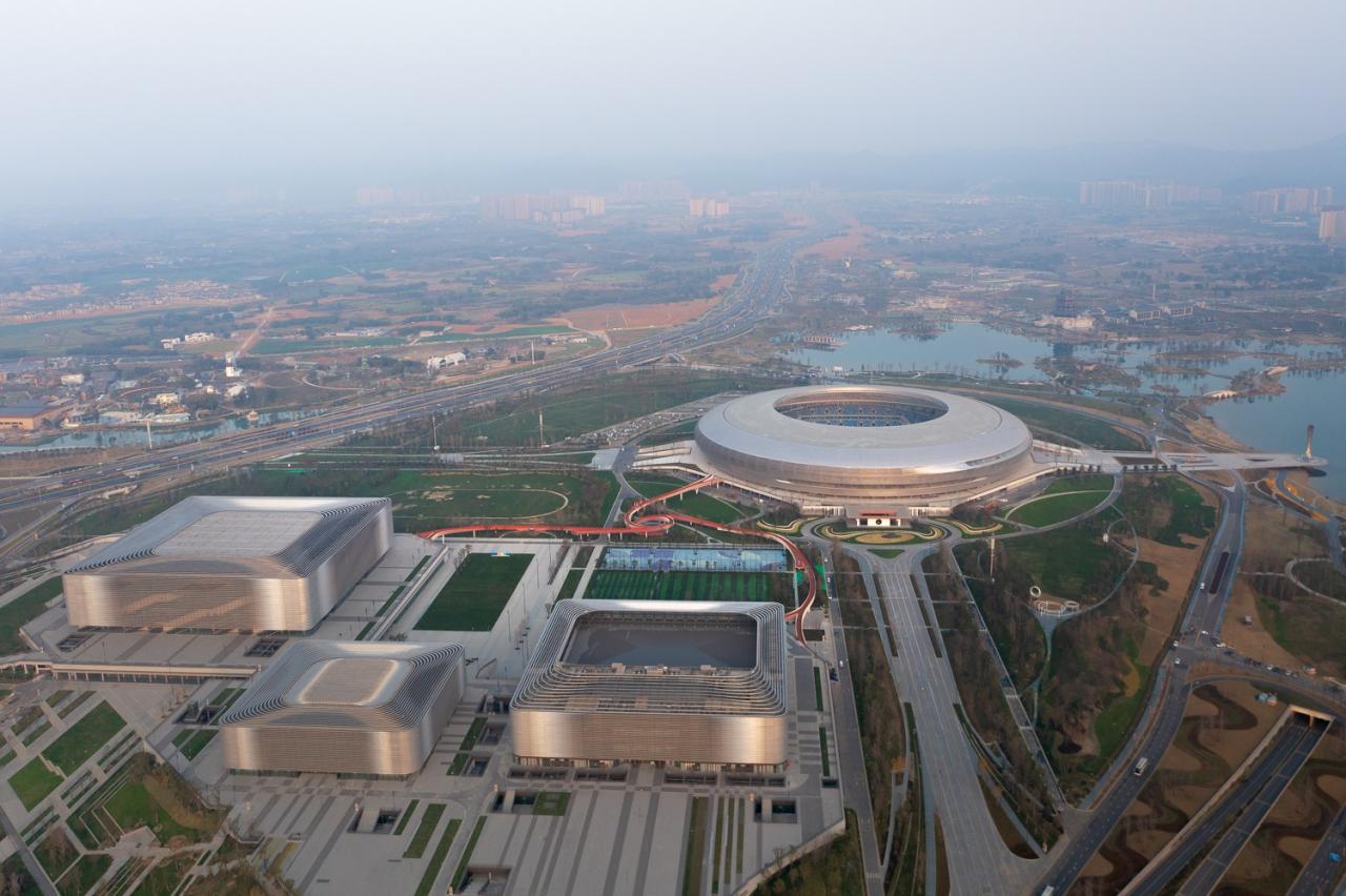 BIM建筑|成都大运会东安湖场馆景观连廊 / 四周建筑 BIM建筑|成都大运会东安湖场馆景观连廊 / 四周建筑