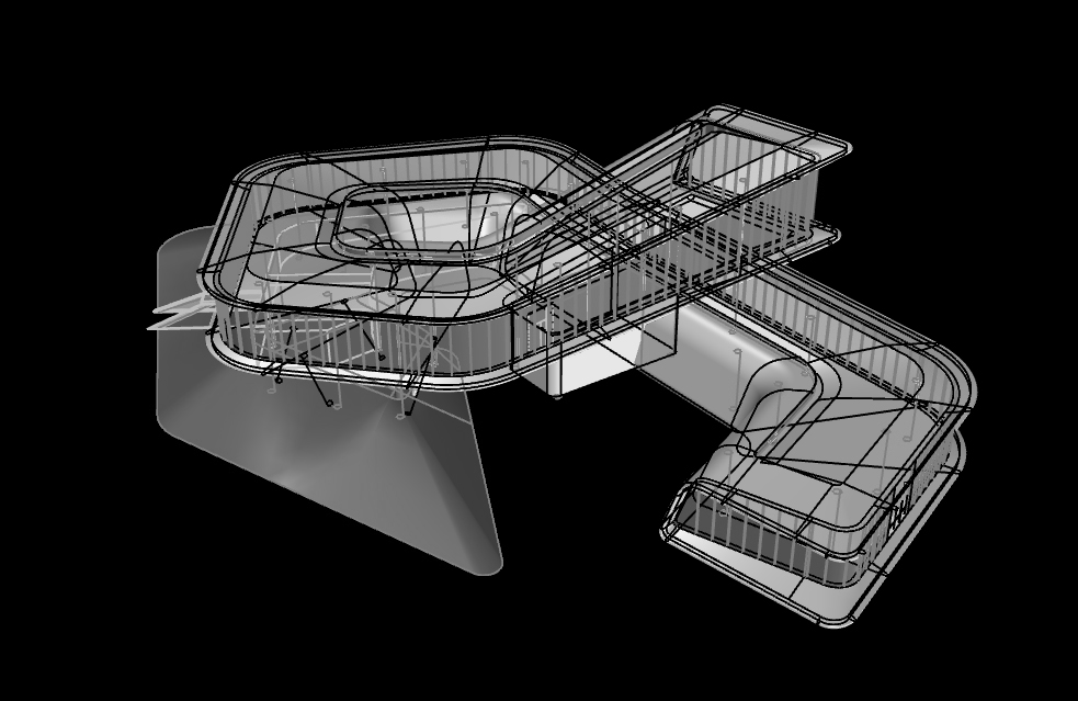 BIM建筑|反重力生长的有机体—洪湖·新滩展示中心 / UA尤安设计 BIM建筑|反重力生长的有机体—洪湖·新滩展示中心 / UA尤安设计