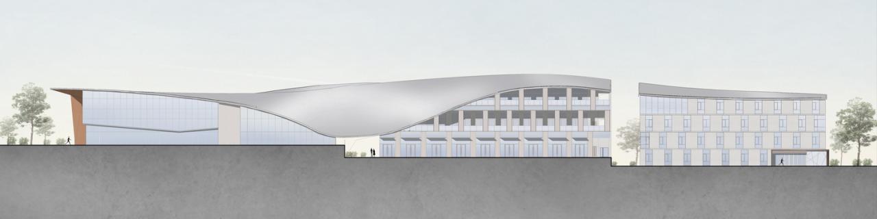 BIM建筑|丝带萦绕于山林间的遐想-昆明华侨城 ▪ 滇中乐活城社区中心 / 成执设计 BIM建筑|丝带萦绕于山林间的遐想-昆明华侨城 ▪ 滇中乐活城社区中心 / 成执设计