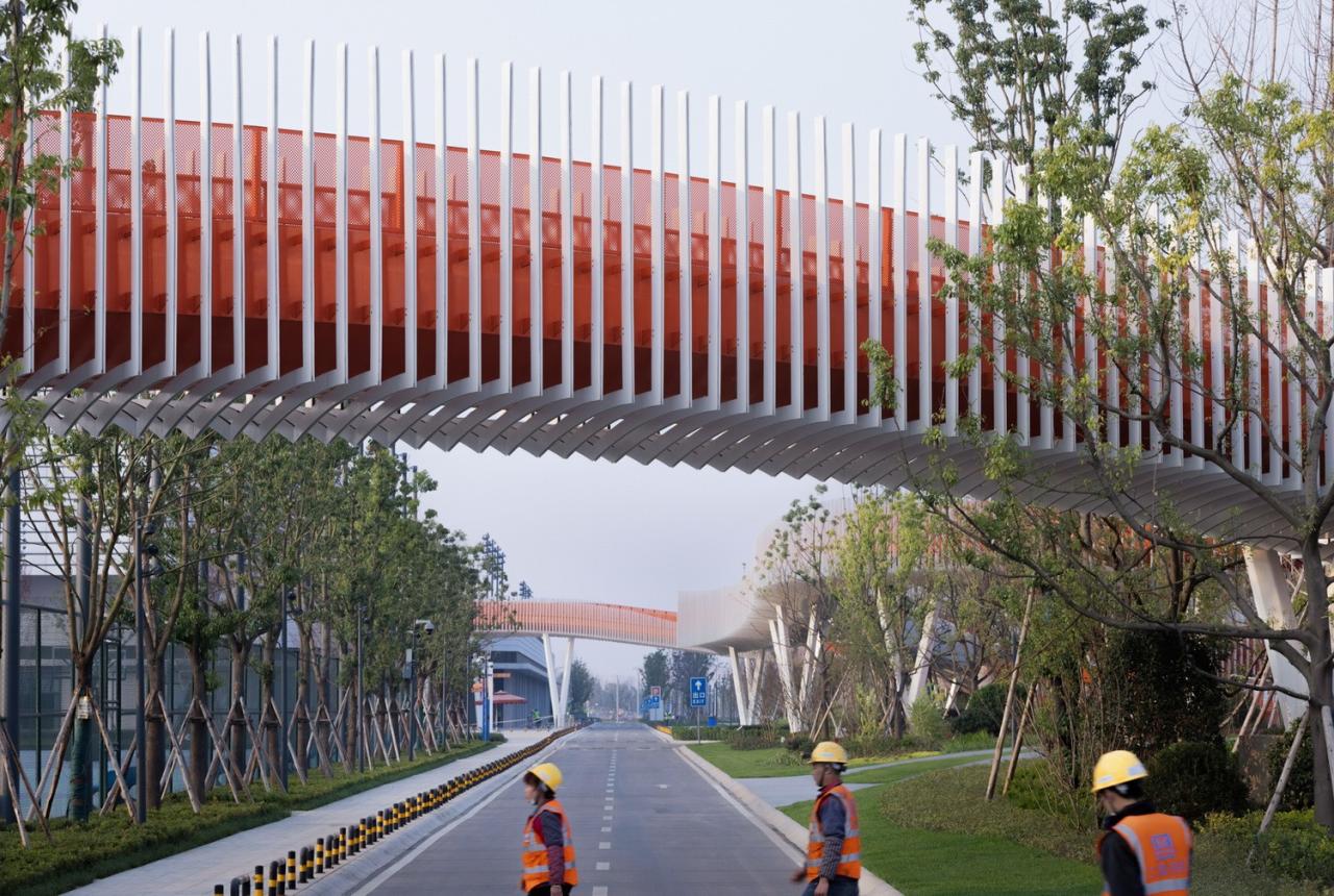 BIM建筑|成都大运会东安湖场馆景观连廊 / 四周建筑 BIM建筑|成都大运会东安湖场馆景观连廊 / 四周建筑
