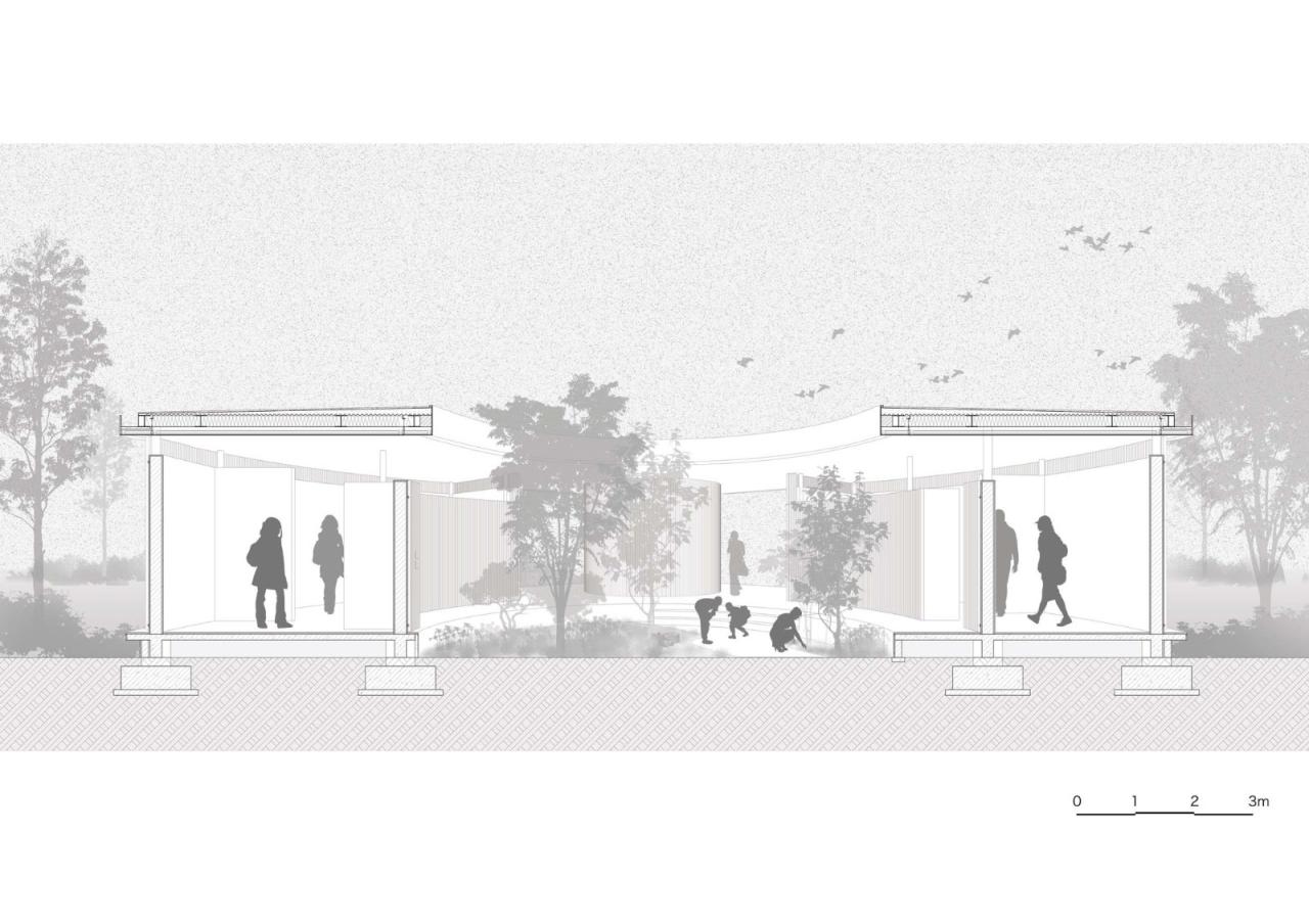 BIM建筑|梁子湖长岭渡口景观公厕 / 原榀建筑 BIM建筑|梁子湖长岭渡口景观公厕 / 原榀建筑