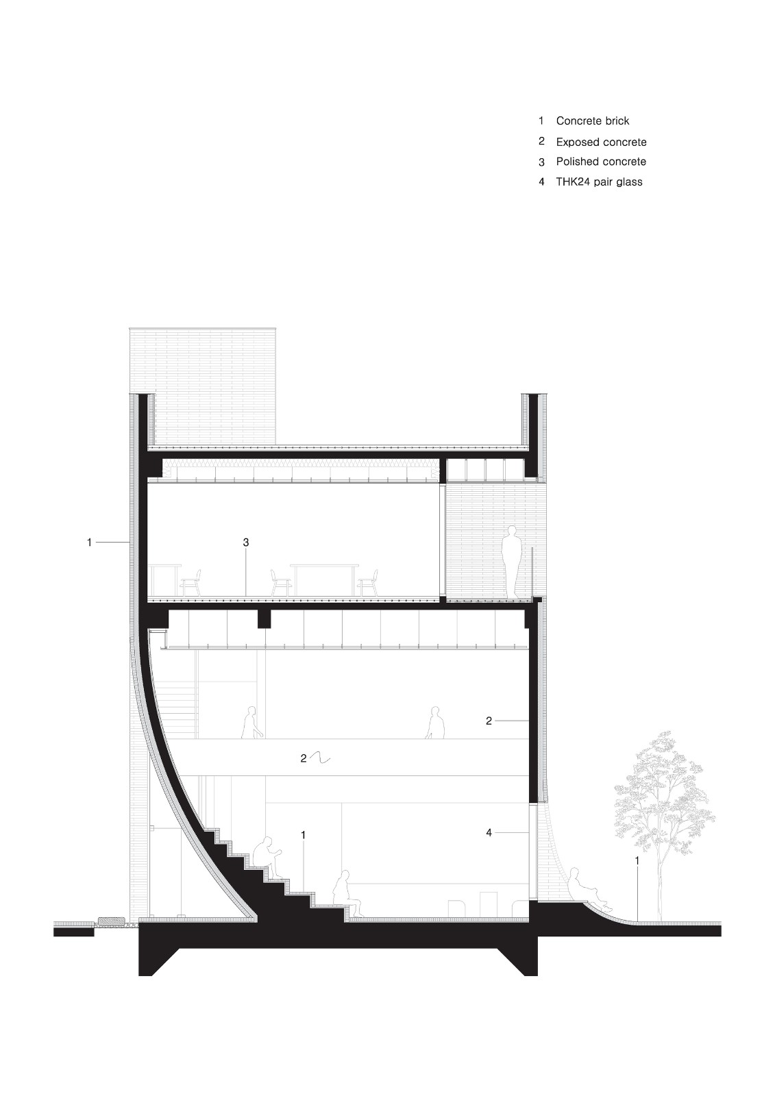 BIM建筑|流水墙体,泰瑞咖啡馆 / NAMELESS Architecture BIM建筑|流水墙体,泰瑞咖啡馆 / NAMELESS Architecture