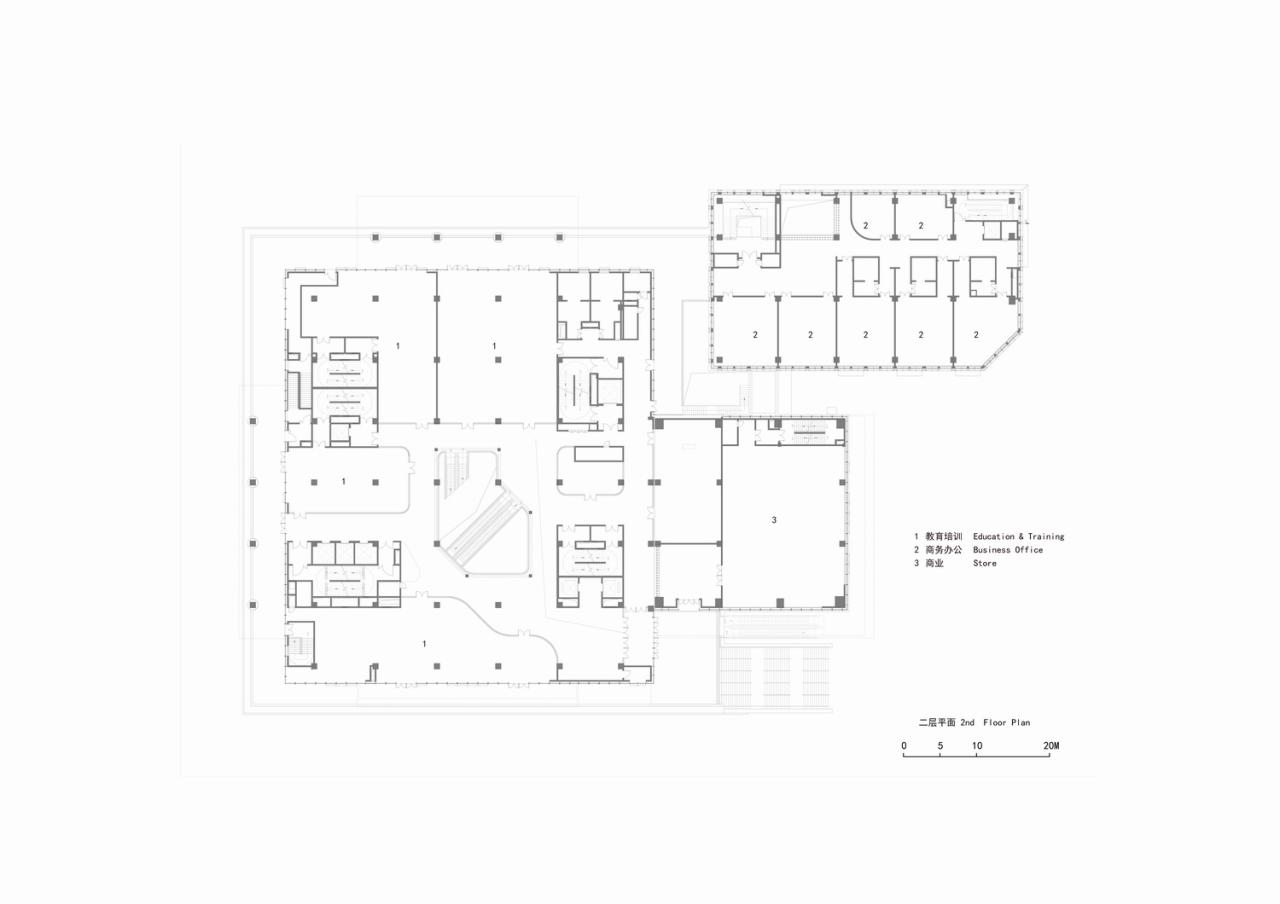 BIM建筑|一站式全民教育综合体:翼立方教育发展中心 / 简和工作室 BIM建筑|一站式全民教育综合体:翼立方教育发展中心 / 简和工作室