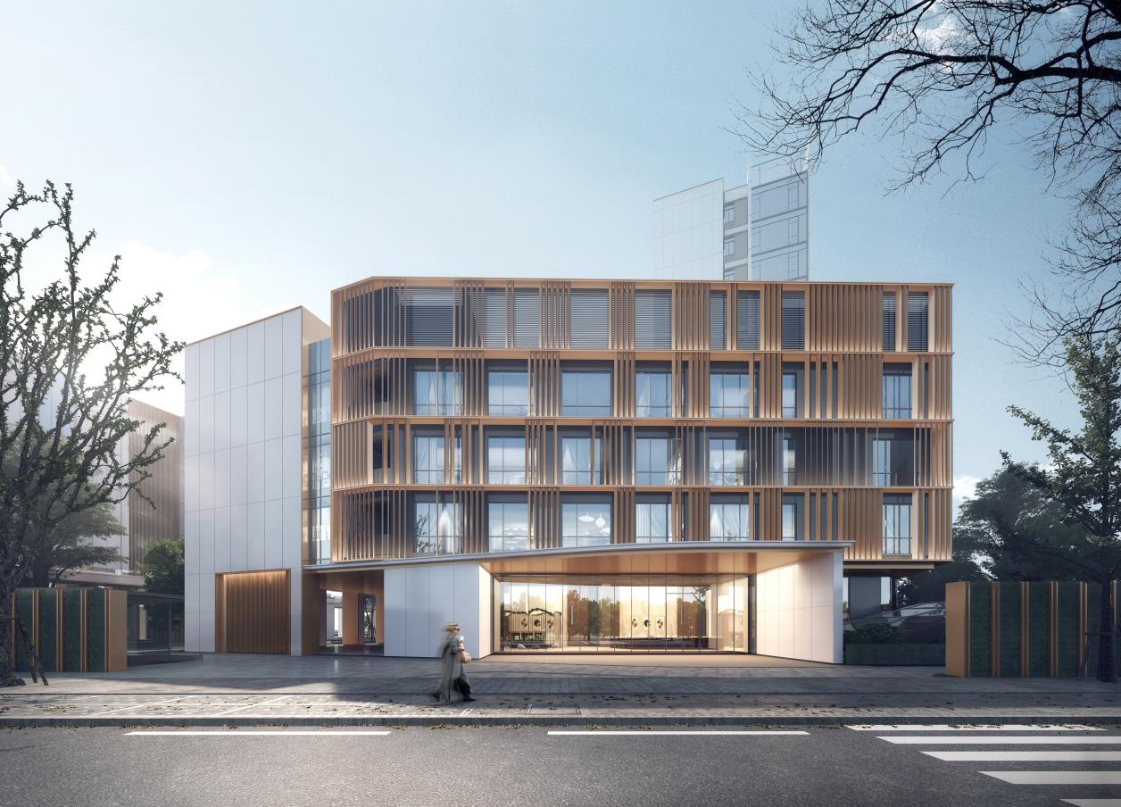 BIM建筑|理想社区:城市型康养, 国华人寿首家国际康养中心 / 栖城设计 BIM建筑|理想社区:城市型康养, 国华人寿首家国际康养中心 / 栖城设计