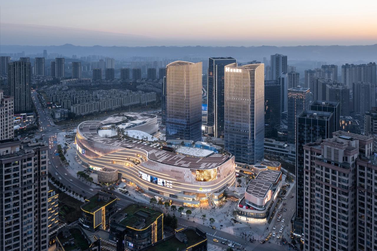 BIM建筑|香港置地重庆光环The Ring购物公园 / PHA湃昂 BIM建筑|香港置地重庆光环The Ring购物公园 / PHA湃昂