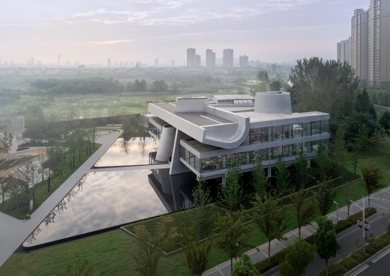 BIM建筑|溧水华侨城展示中心 / 上海日清 BIM建筑|溧水华侨城展示中心 / 上海日清