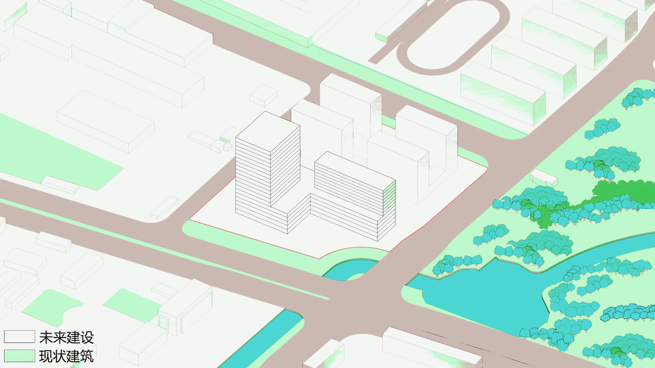 BIM建筑|龙头药企公园式总部办公·上药常药商务中心 / 简和建筑 BIM建筑|龙头药企公园式总部办公·上药常药商务中心 / 简和建筑
