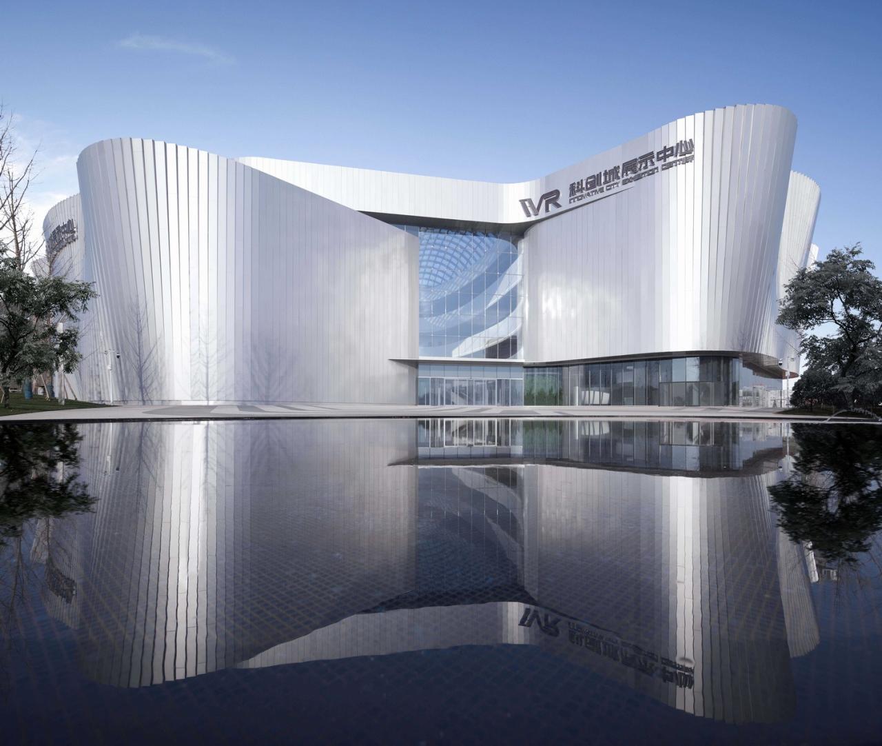 BIM建筑|虚拟之筑的有机新生:南昌VR科创城VR展示中心 / UA尤安设计 BIM建筑|虚拟之筑的有机新生:南昌VR科创城VR展示中心 / UA尤安设计