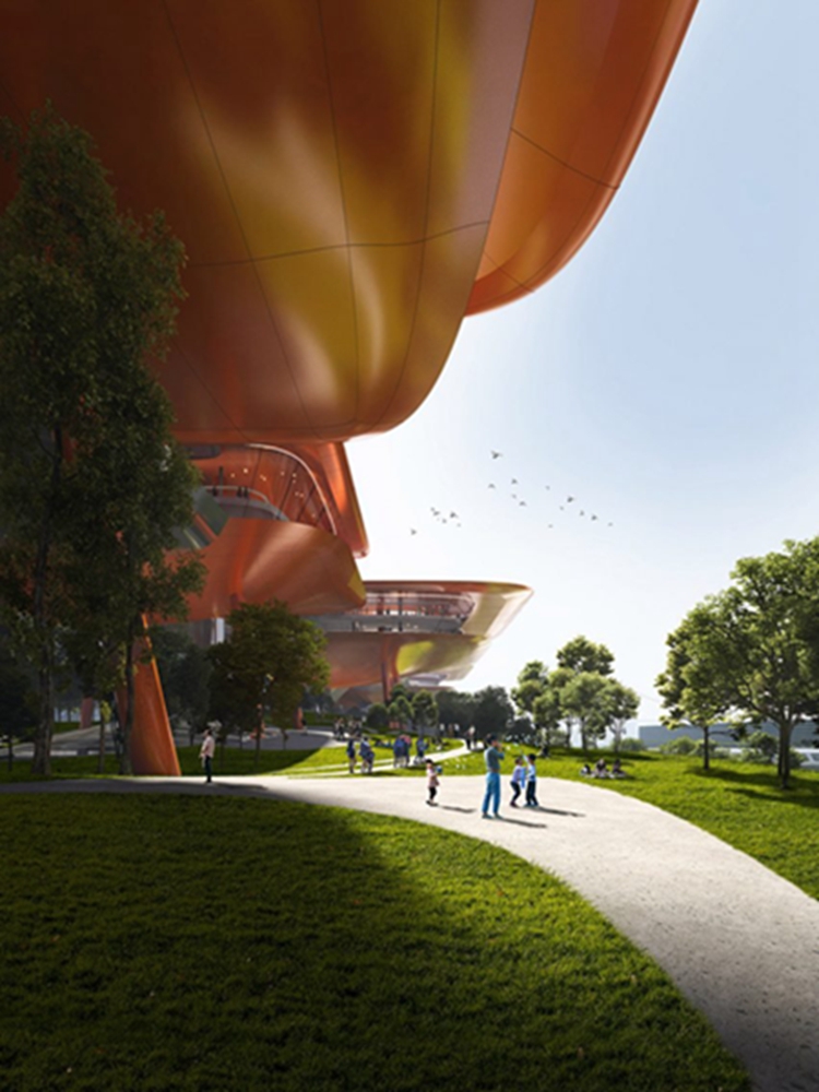 BIM建筑|MAD在重庆设计“未来派””游轮码头 BIM建筑|MAD在重庆设计“未来派””游轮码头